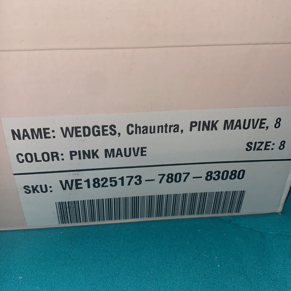 Pink Mauve Just Fab Lace Wedges - image 6